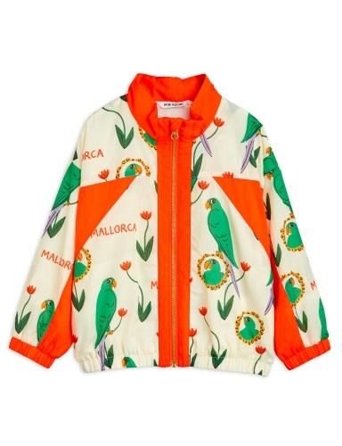 mini rodini PARROTS AOP NYLON TRACKSUIT JACKET - W THE STORE