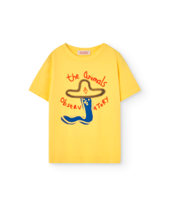 <img class='new_mark_img1' src='https://img.shop-pro.jp/img/new/icons14.gif' style='border:none;display:inline;margin:0px;padding:0px;width:auto;' />The Animals Observatory ROOSTER KIDS TSHIRT EP Yellow