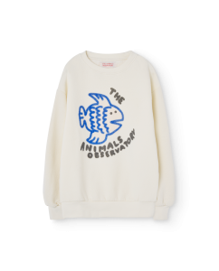 <img class='new_mark_img1' src='https://img.shop-pro.jp/img/new/icons14.gif' style='border:none;display:inline;margin:0px;padding:0px;width:auto;' />The Animals Observatory BEAR KIDS SWEATSHIRT ET White