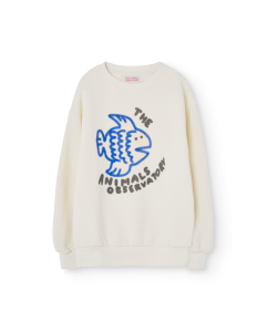 The Animals Observatory BEAR KIDS SWEATSHIRT ET White