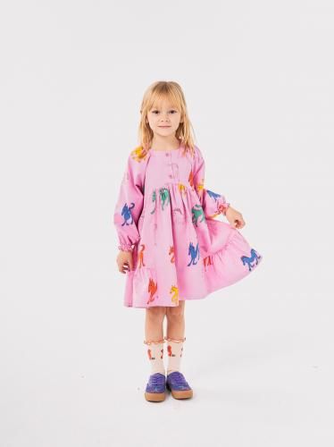 BOBO CHOSES Wonder Horse all over woven dress - W THE STORE BOBO CHOSES Wonder Horse all over woven dress - W THE STORE