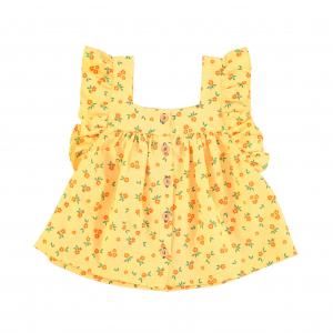 <img class='new_mark_img1' src='https://img.shop-pro.jp/img/new/icons14.gif' style='border:none;display:inline;margin:0px;padding:0px;width:auto;' />piupiuchick  sleeveless blouse  yellow flowers