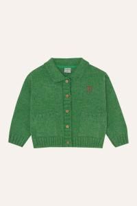 THE CAMPAMENTO GREEN CARDIGAN