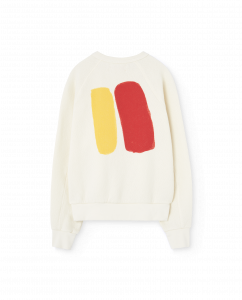 The Animals Observatory SHARK KID SWEATSHIRT Raw White