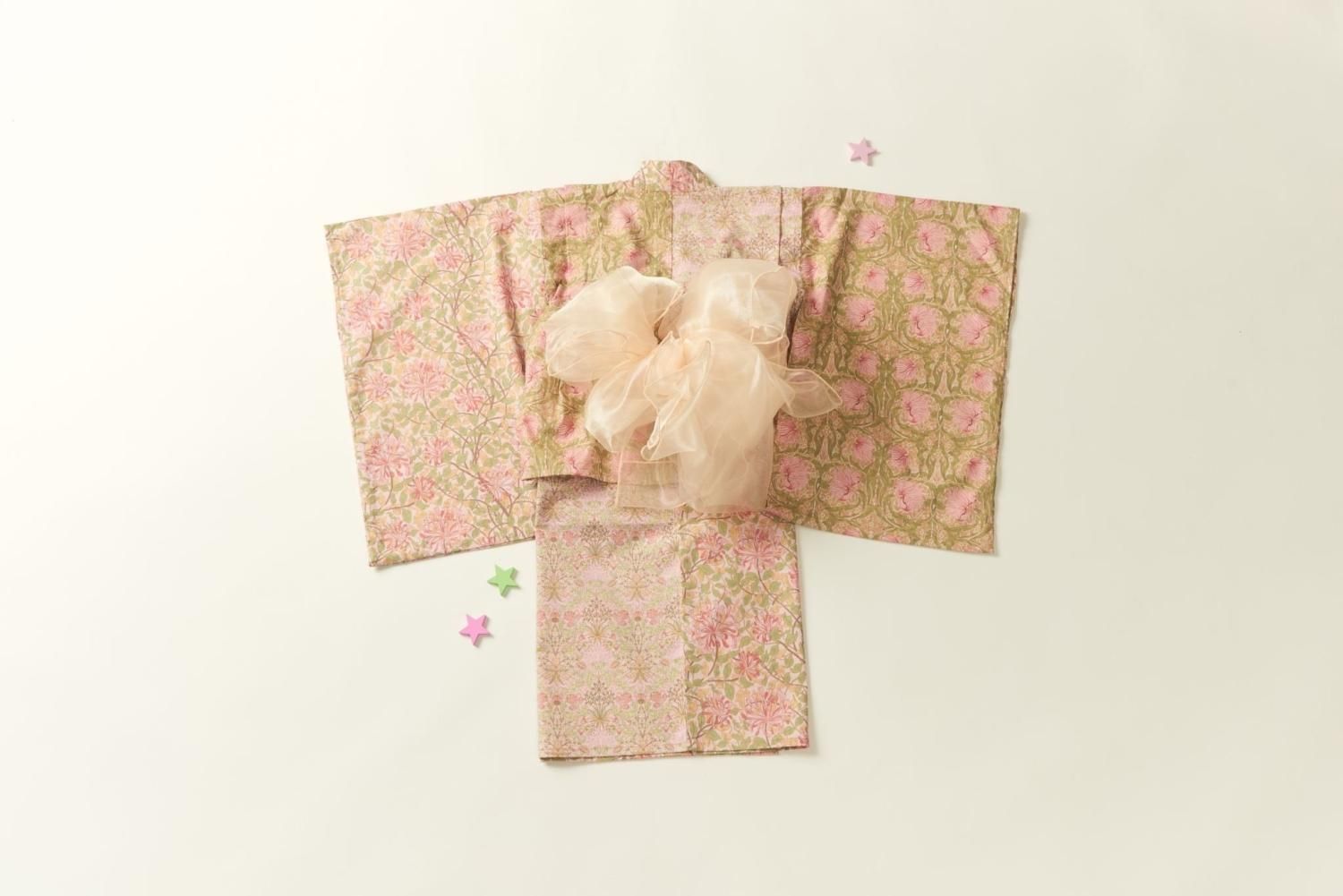 ウィリアムモリス キッズ浴衣 William Morris kids YUKATA