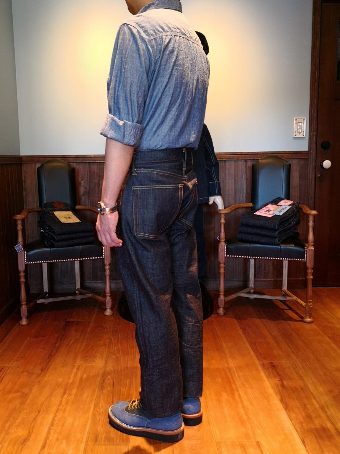 359601 STANDARD STRAIGHT | SELVEDGE DENIM PANTS - THREE 359601 STANDARD STRAIGHT | SELVEDGE DENIM PANTS - THREE