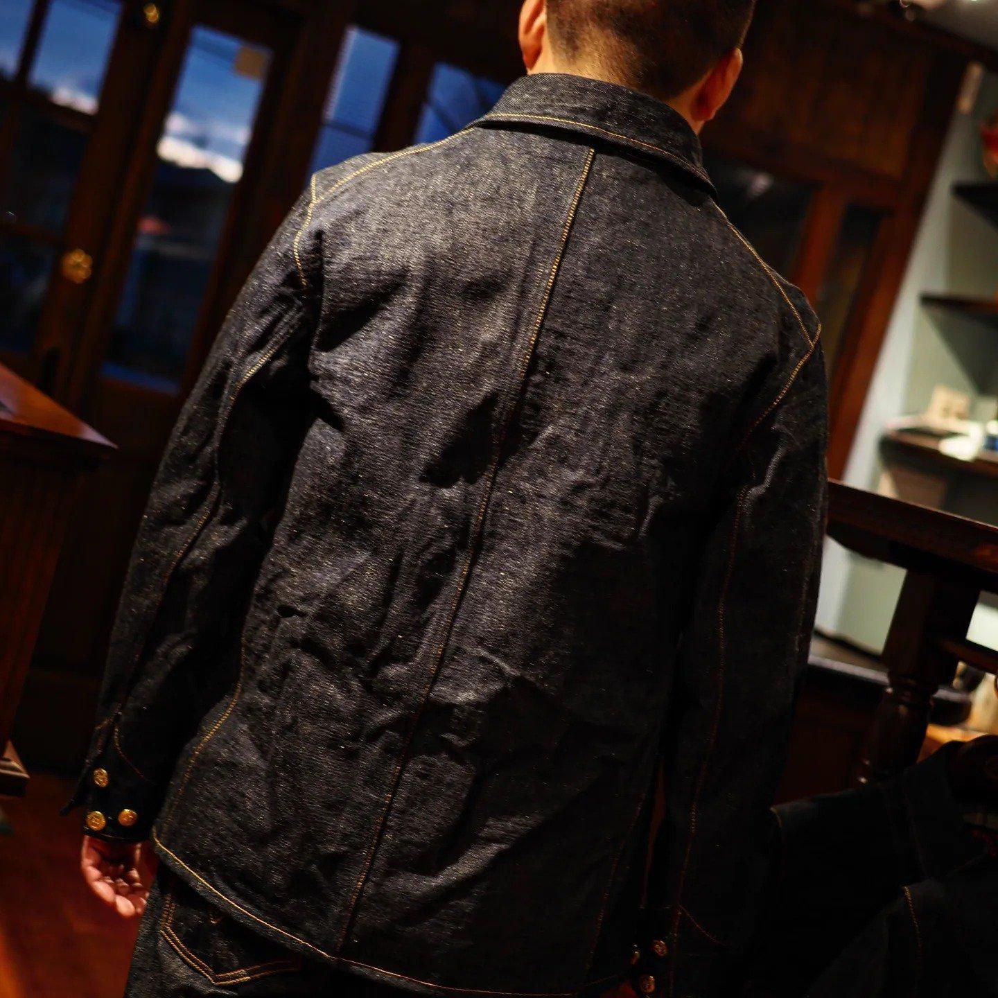 ジャケット・アウター THREE KINGDOMS OVERALLS SACK COAT TK773HI |DENIM SACK COAT - THREE KINGDOMS OVERALLS