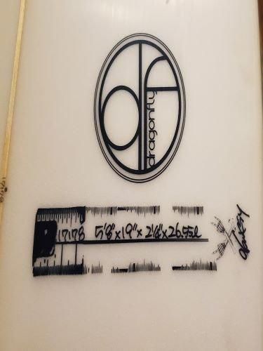 中古ボード] JUSTICESURFBOARDS DORAGONFRY PU 5.8 ジャスティス