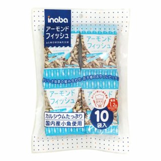 稲葉ピーナツ アーモンドフィッシュ 10袋×6入 (ロカボ 低糖質 糖質オフ お菓子 おやつ)。