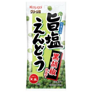 春日井 スリムグリーン豆 旨塩えんどう 40g×6入 (おつまみ お菓子)。