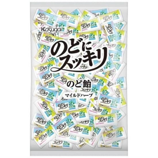 春日井製菓 のどにスッキリ マイルドハーブ 1kg×10袋入 (飴 キャンディ