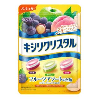 春日井　キシリクリスタル　フルーツアソート　のど飴　６入。