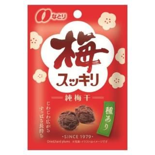 なとり 梅スッキリチャック付 14g×10入 (干し梅 ほし梅 梅干し ウメ 熱中症対策 塩分補給 お菓子 おやつ まとめ買い)