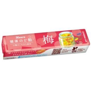 カンロ 健康のど飴 梅 スティックタイプ 11粒×10入 (健康梅のど飴 キャンディ のどあめ 飴 お菓子 大量販売 まとめ買い)