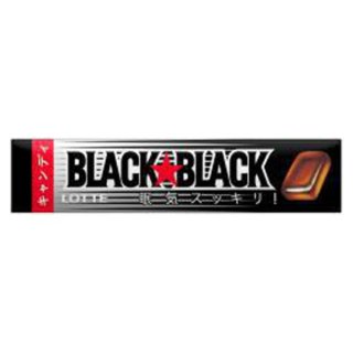 ロッテ ブラックブラックキャンディ 11粒×10入 (目覚まし 眠気防止 スティックキャンディ)