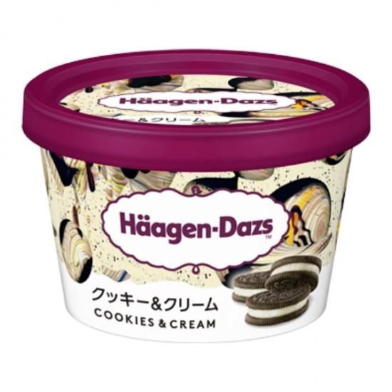 ハーゲンダッツ ミニカップクッキー＆クリーム 6入 (アイスクリーム