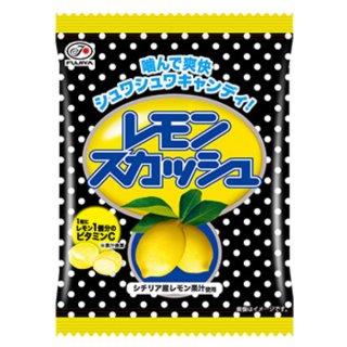 不二家 レモンスカッシュキャンディ 袋 72g×6入 (飴 キャンデー お菓子)。