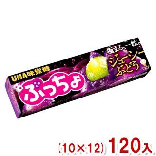 (本州一部送料無料)　味覚糖　ぷっちょスティック　すっきりぶどう　(１０×１２)１２０入　(Y80)。