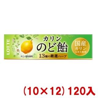 ロッテ のど飴スティック (10×12)120入 (カリン)(ケース販売)(Y80) (本州一部送料無料)