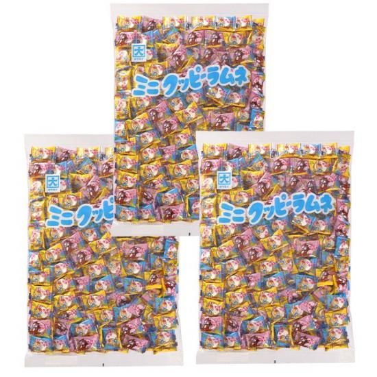 【福袋セール】 カクダイ製菓 ミニ クッピーラムネ 1kg × 3袋 (業務用 菓子・スナック