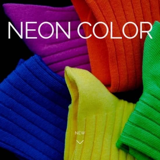 日本製ネオンカラー靴下 日本製ネオンカラー靴下