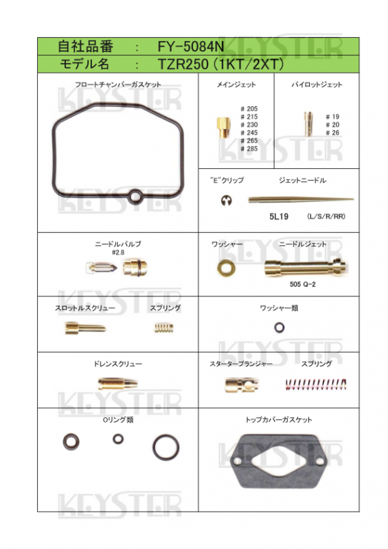 送料無料 TZR250 1KT F-3/F-Ⅲ SP レーシングキットパーツ