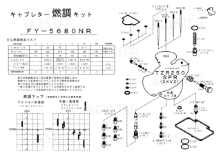 ǳĴåȡTZR250SPR (3XVC), ¦֥쥿ѥ֥쥿 Сۡ&åƥ󥰥ѡĥå