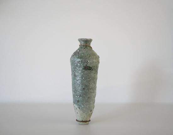 辻村唯 <9. 自然釉掛花入> 辻村唯 <9. 自然釉掛花入>