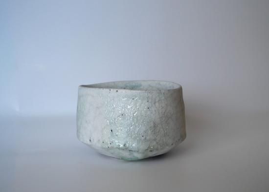 辻村唯 <1.白志野茶盌> 辻村唯 <1.白志野茶盌>