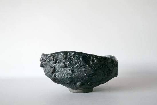 池田優子 ＜52．A 黒系お茶碗色々＞