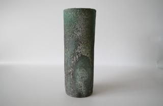 野口悦士<125.緑青 掛花入L>