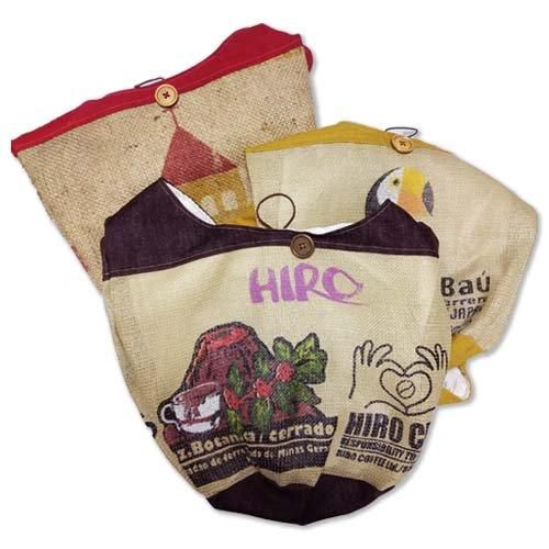 ハンドメイドショルダーバッグ☆ ☆HIRO☆ ページです♪♪ オリジナル商品 柄が選べる 麻ショルダーバッグ | コーヒー麻袋