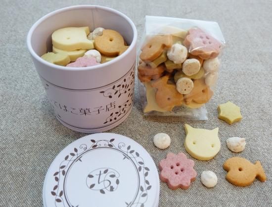 クッキー缶・小 - ちてはこ菓子店