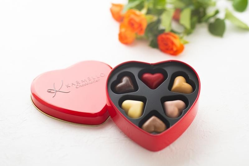 カルメロハート缶 - Karmello Chocolatier
