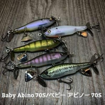 NISHINE LURE WORKS ニシネルアーワークス BABY ABINO 70S NISHINE LURE WORKS ニシネルアーワークス BABY ABINO 70S