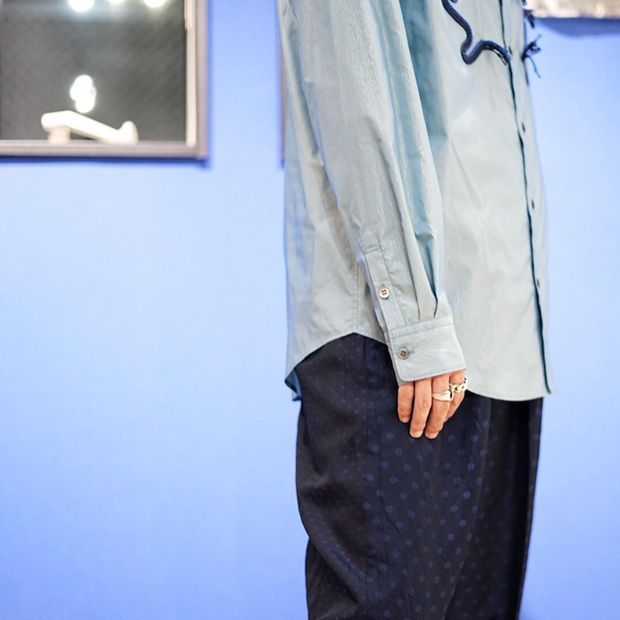 TOGA VIRILIS Chambray taffeta shirt | tspea.org