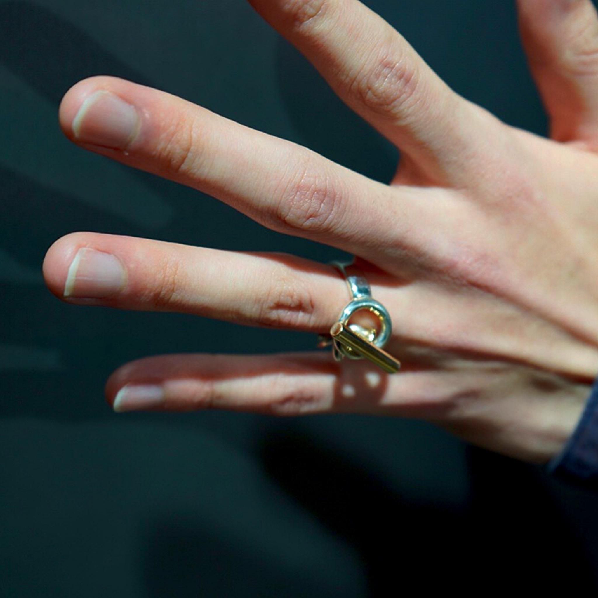 GARDEN OF EDEN-CIRCLE T-BAR RING-Amanojak.