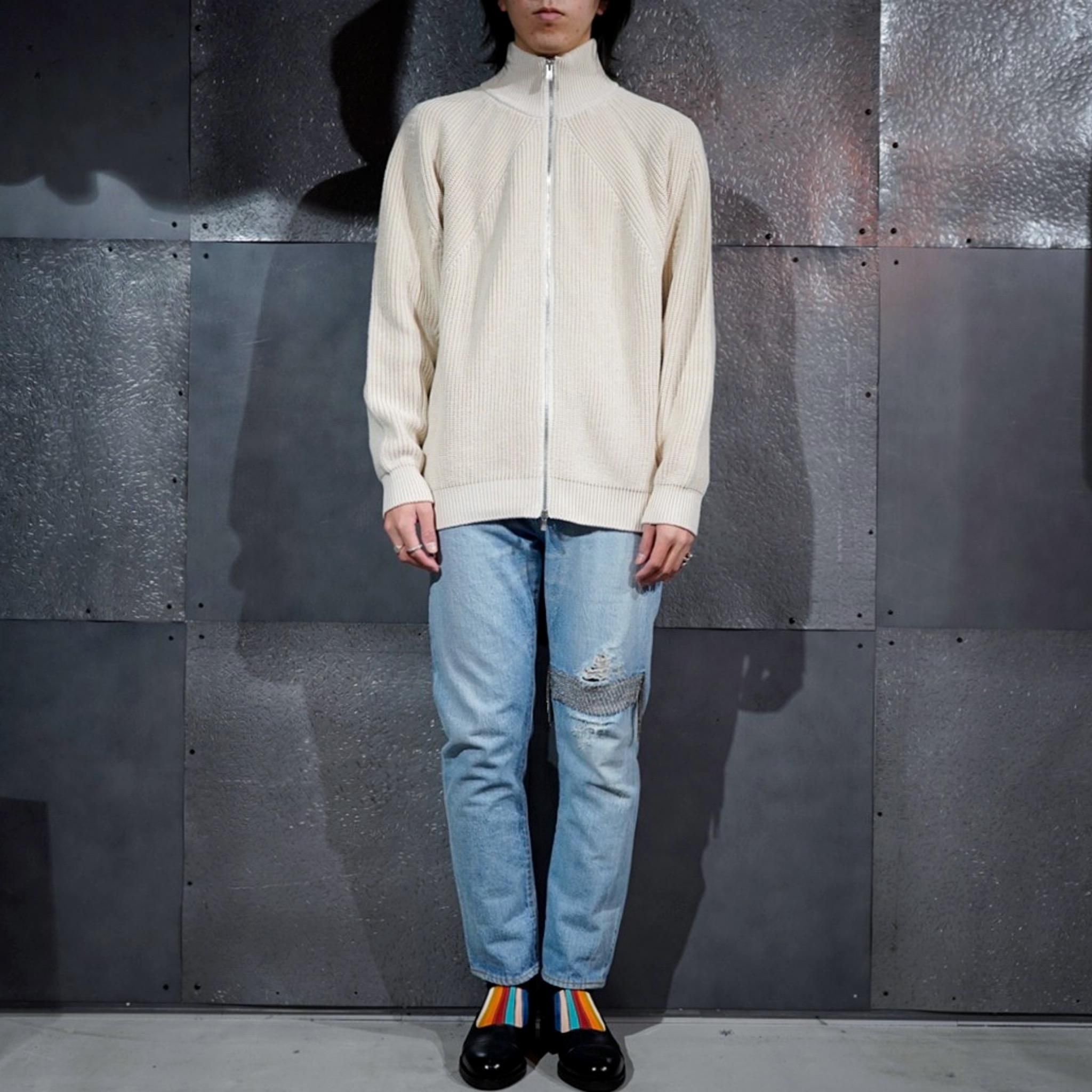 Batoner Signature Driver S Knit Mens Supima Cotton Ivory Amanojak