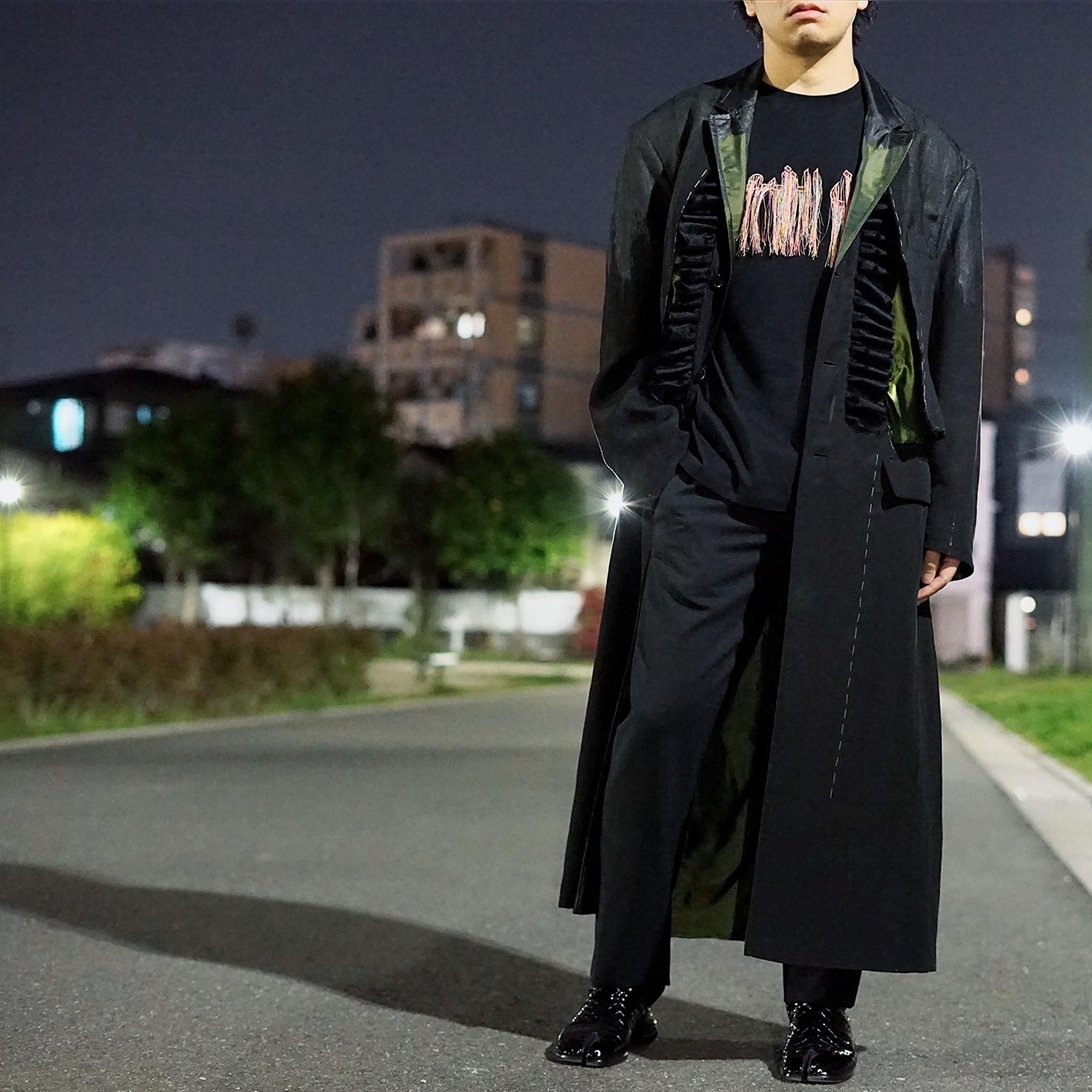 Maison Margiela Defile Co Ed Collection シフォンフリルステンカラーコート Amanojak Maison Margiela Defile Co Ed Collection シフォンフリルステンカラーコート Amanojak