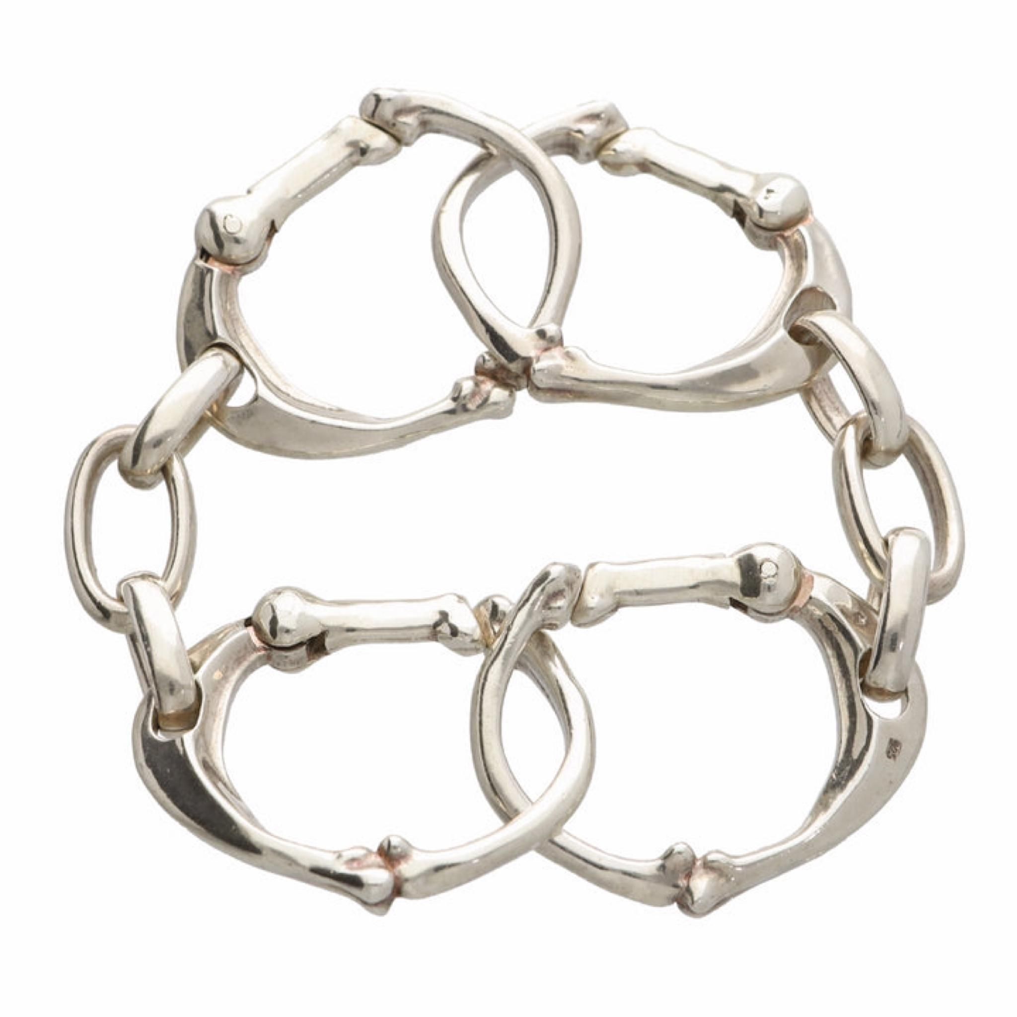 【TAKAHIROMIYASHITATheSoloist.】BONE SHAPED CARABINER BRACELET L