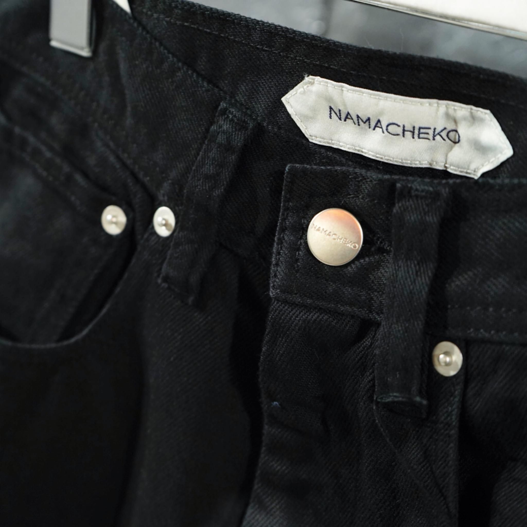 美品 22SS NAMACHEKO ナマチェコ デニム パンツ 青 121N△ パンツ