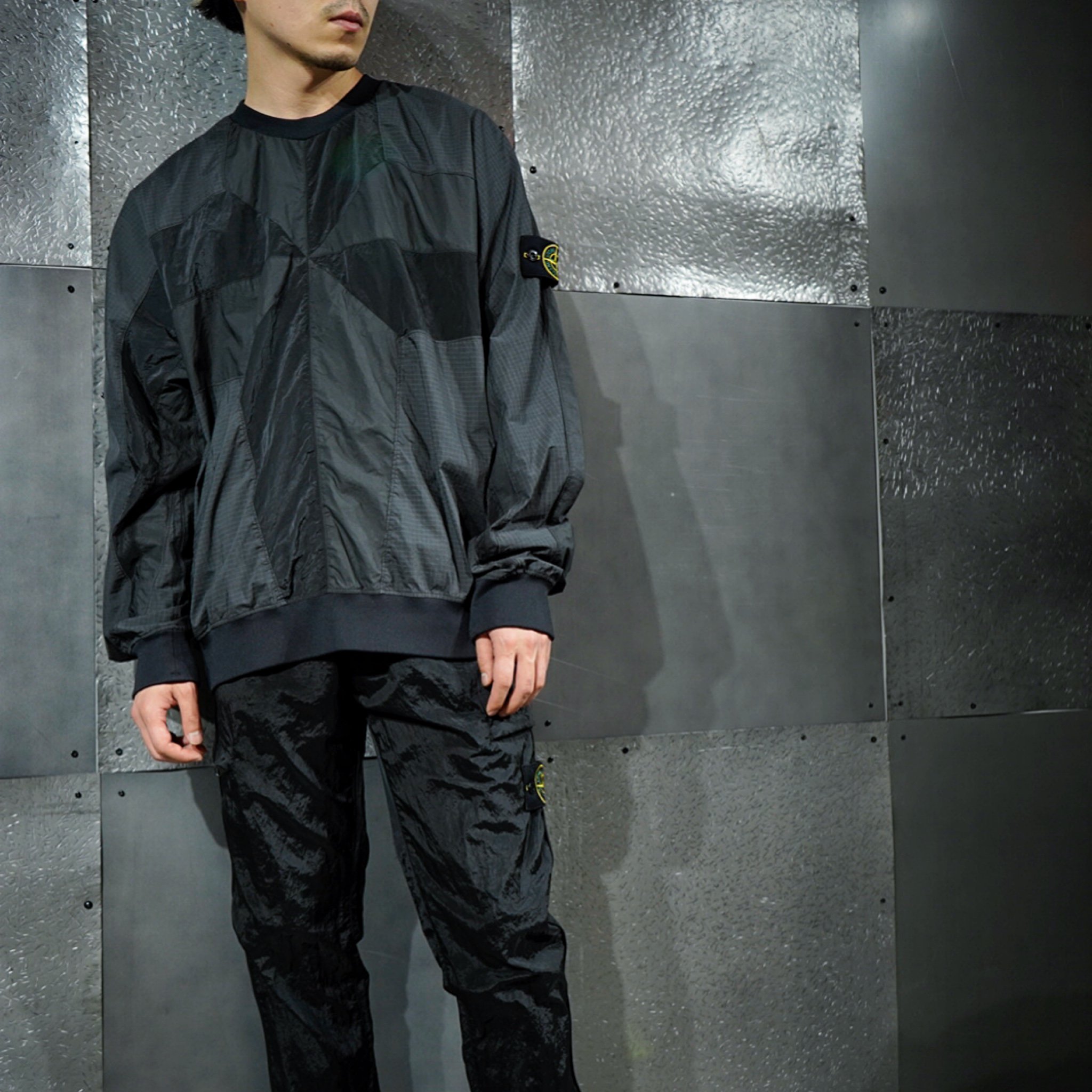 NEW STONE ISLAND ナイロンメタル スイムショーツ M オレンジ