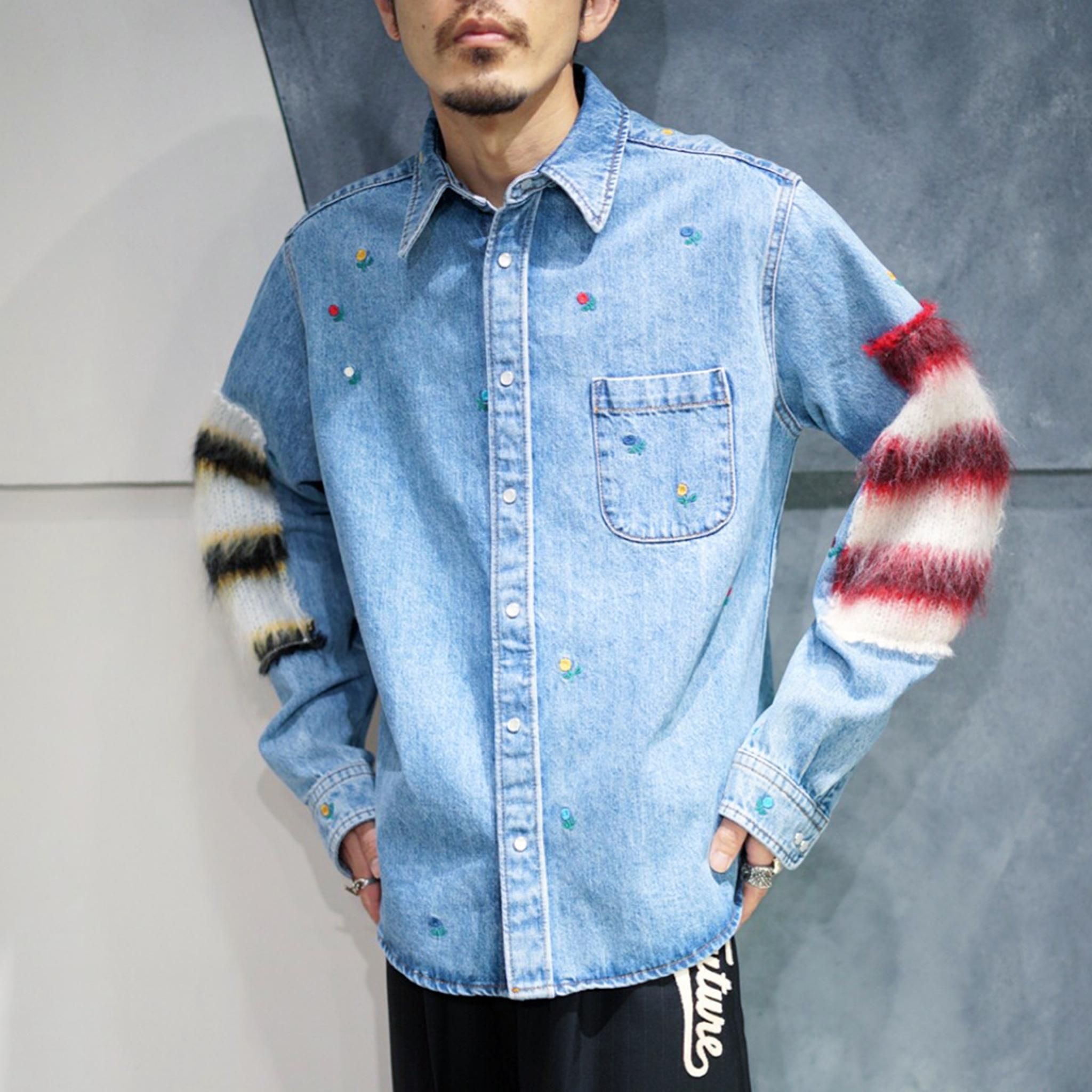 MARNI 21aw panelled denim jeans 32 - デニム/ジーンズ