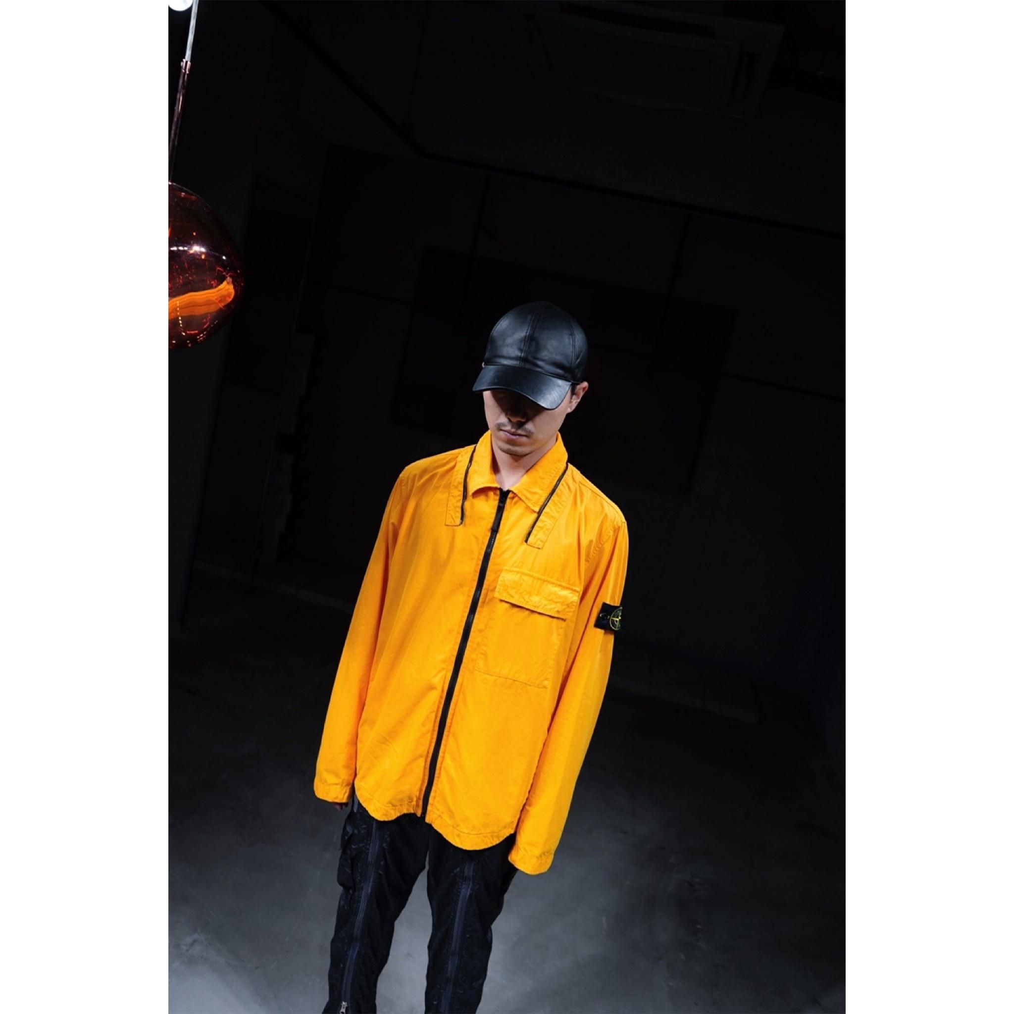 STONE ISLAND(ストーンアイランド)-ガーメントダイオーバーシャツ-Amanojak.
