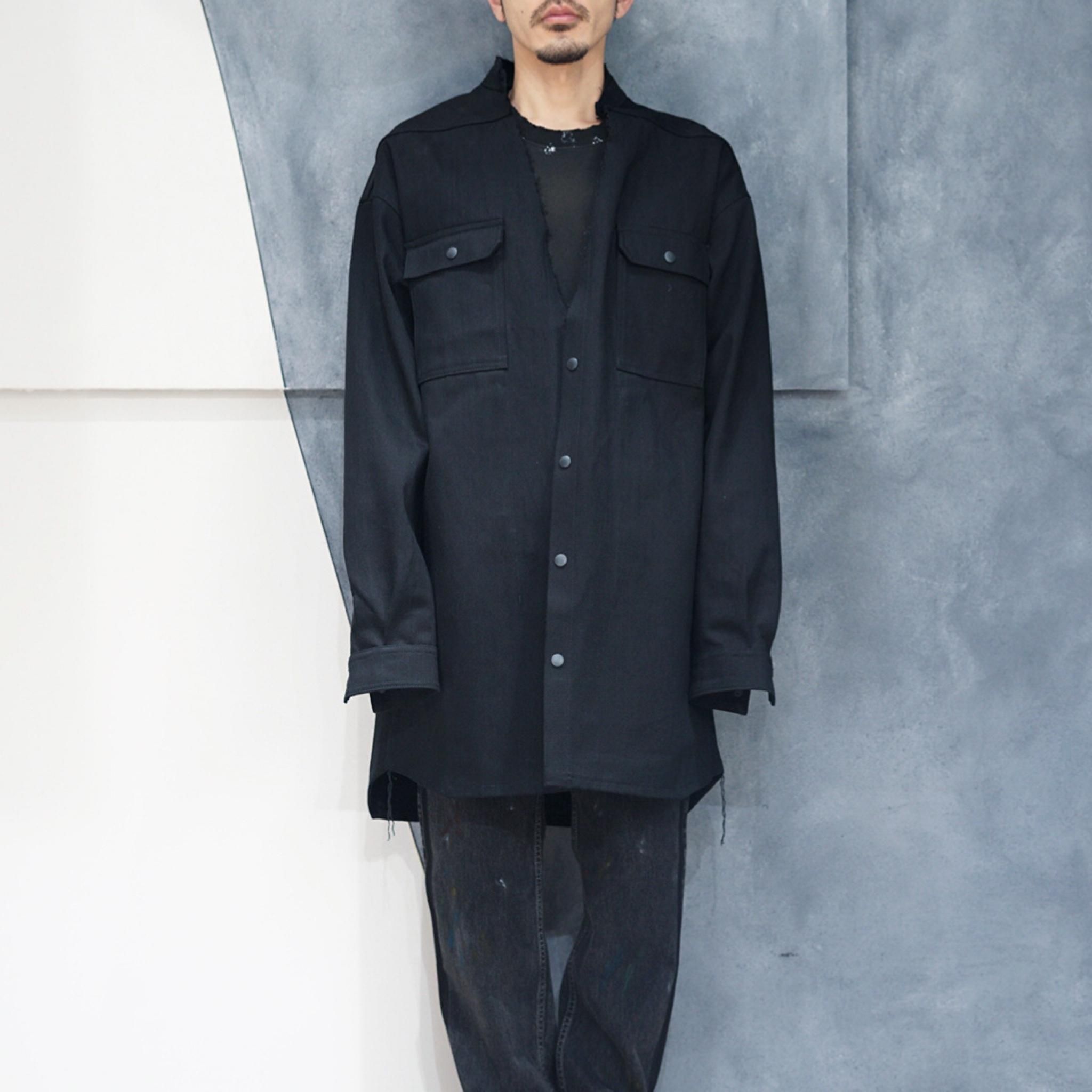 本人着用 Rick Owens cut out jumbo outershirt | eclipseseal.com