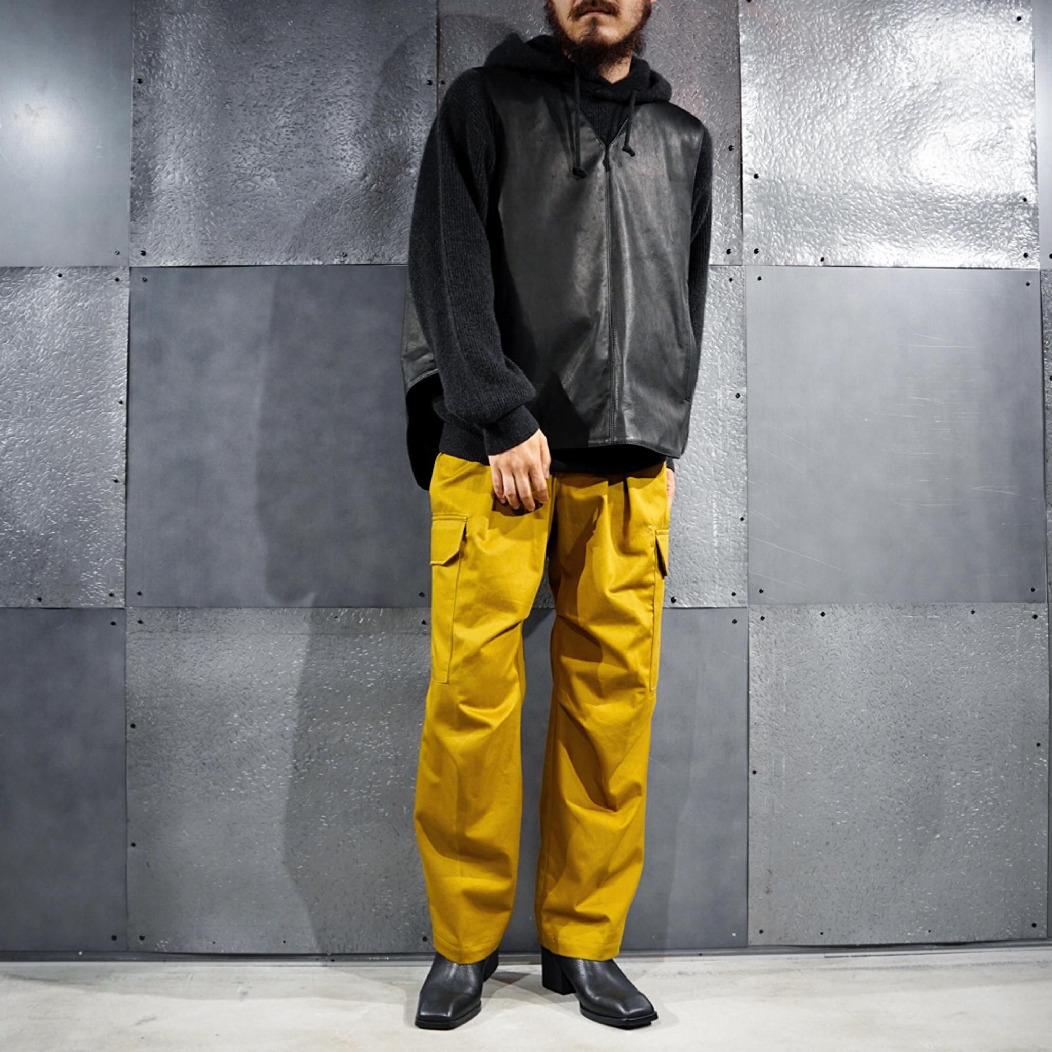 POLYPLOID CARGO TUCK PANTS ポリプロイド カーゴパンツ-