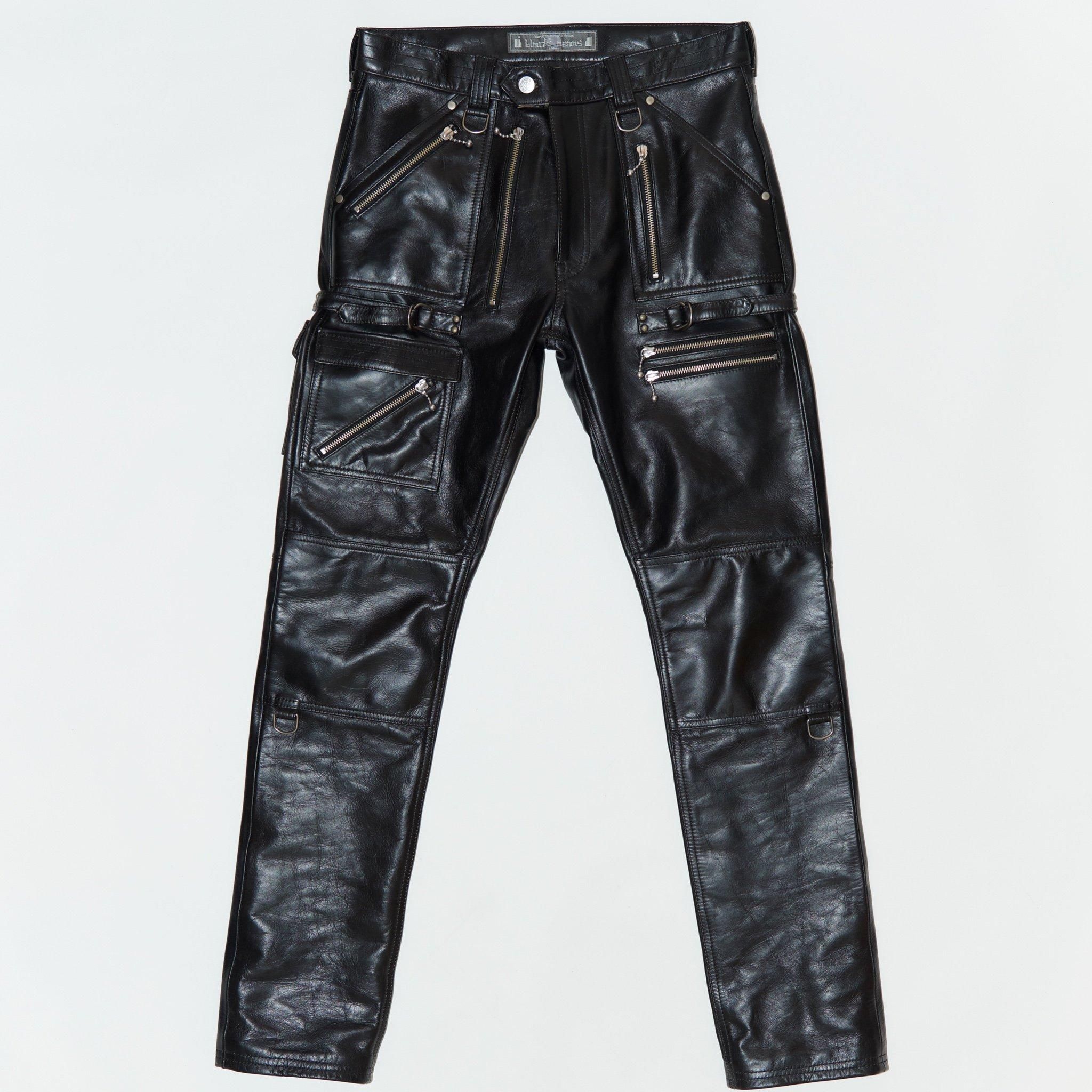 blackmeans leather zip pants レザー　パンツ