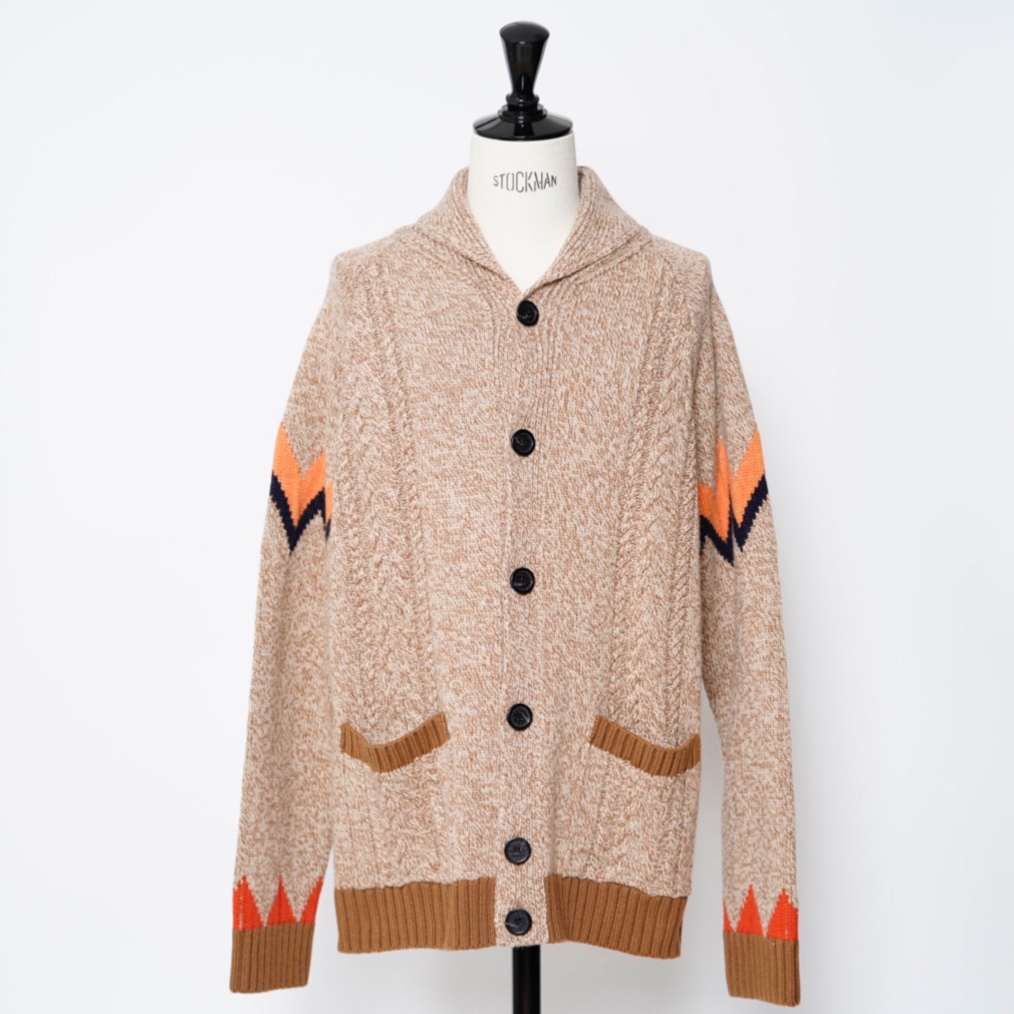 <img class='new_mark_img1' src='https://img.shop-pro.jp/img/new/icons20.gif' style='border:none;display:inline;margin:0px;padding:0px;width:auto;' />【MISSONI】 <br>インターシャ<br>ケーブルカーディガン