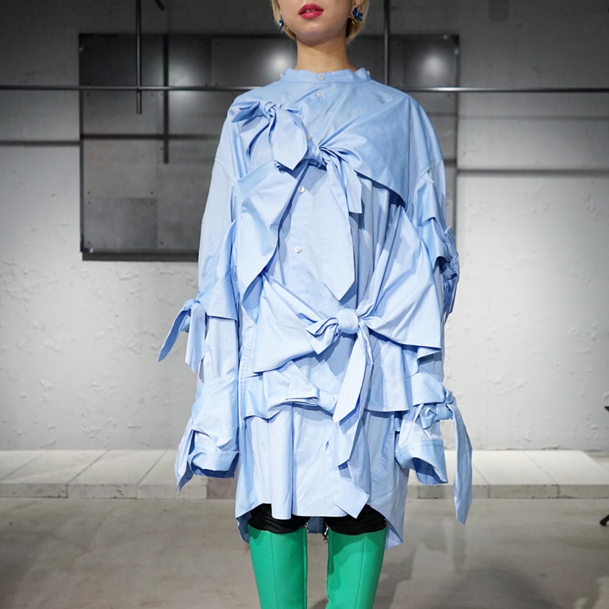 KEISUKEYOSHIDA 21AW Big Ribbon Shirt www.misforwomen.com