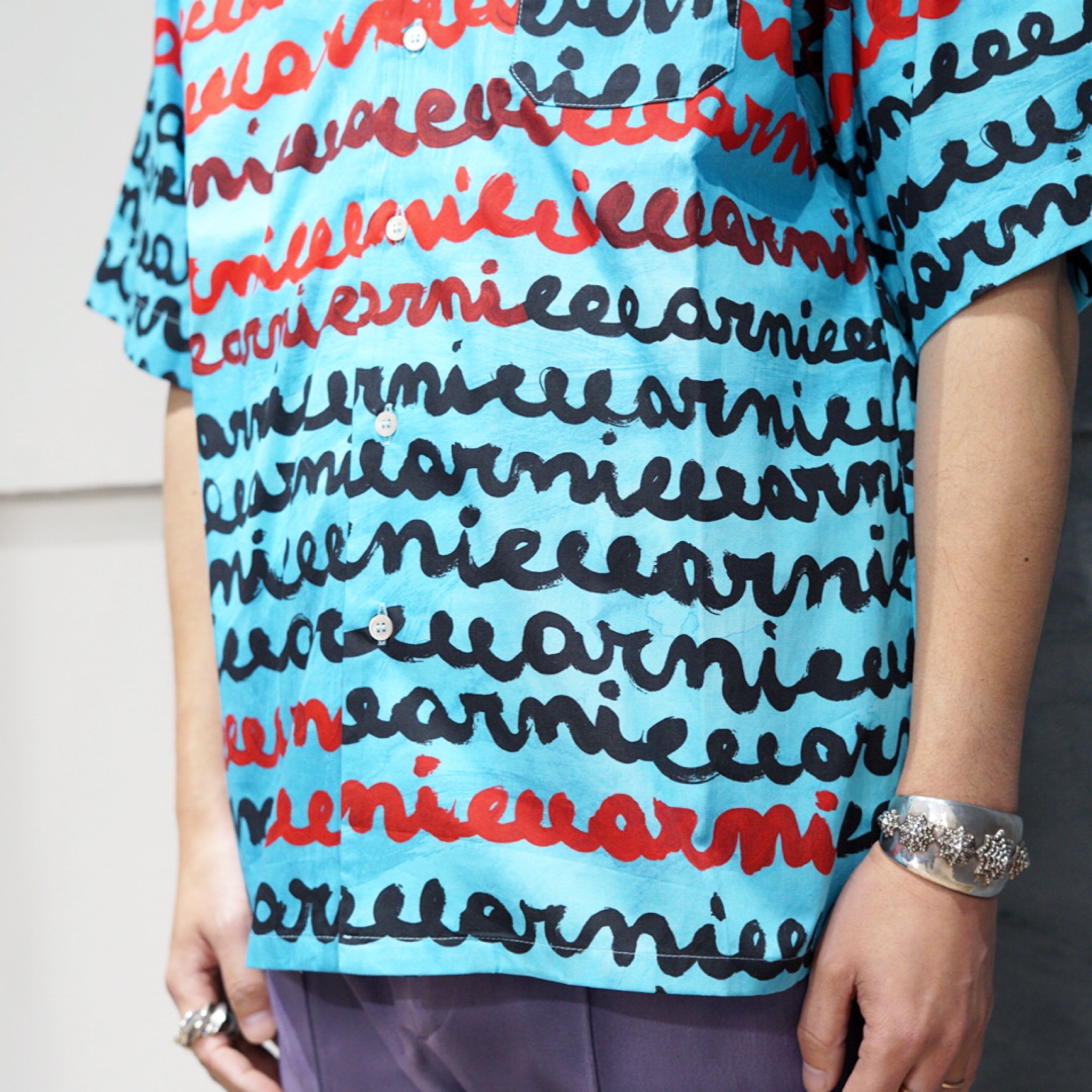 MARNI(マルニ) × -Flaminia Veronesi-オープンカラーシャツ-Amanojak.